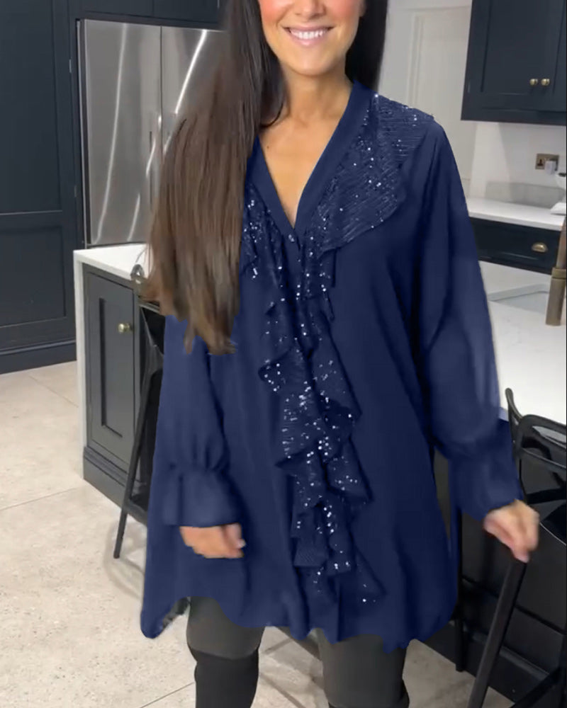 Alicia™ - Blusa elegante con ruches