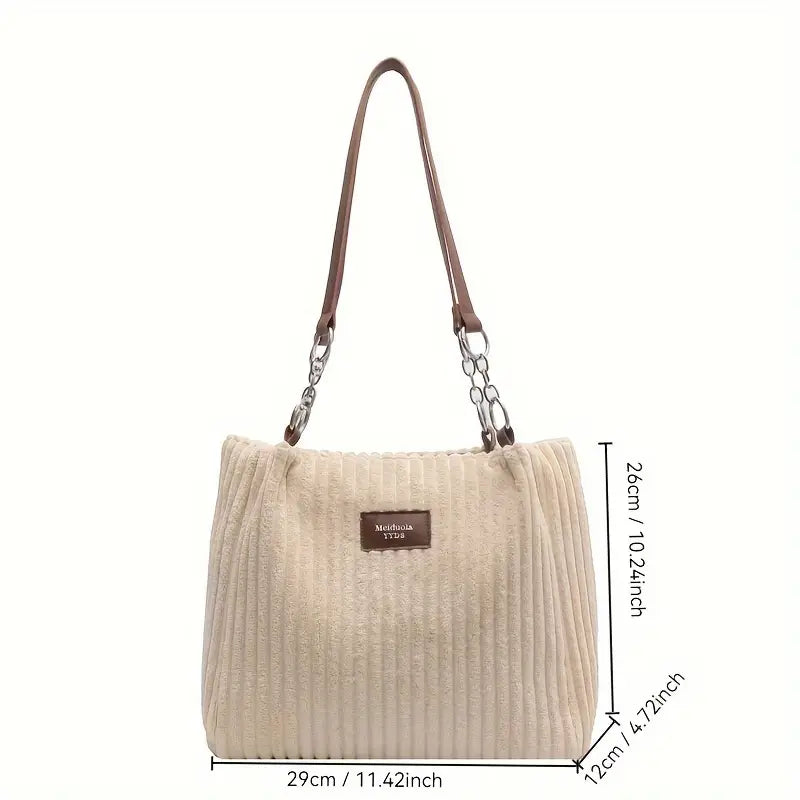 Megan / Borsa in velluto a coste