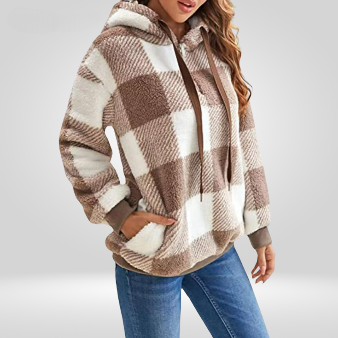 Mia | Maglione elegante con mezza zip