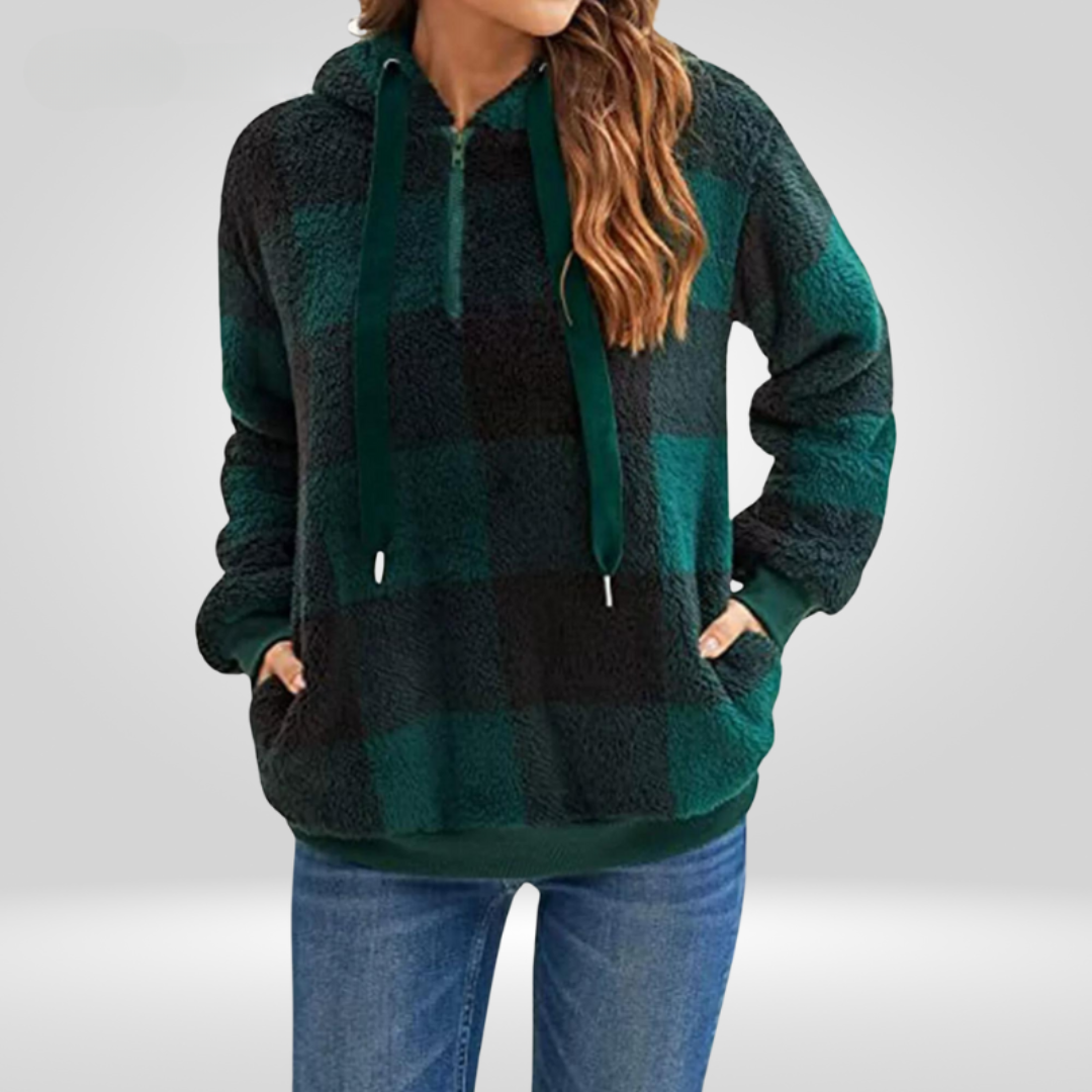 Mia | Maglione elegante con mezza zip