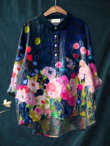 Donna | Camicetta con stampa floreale