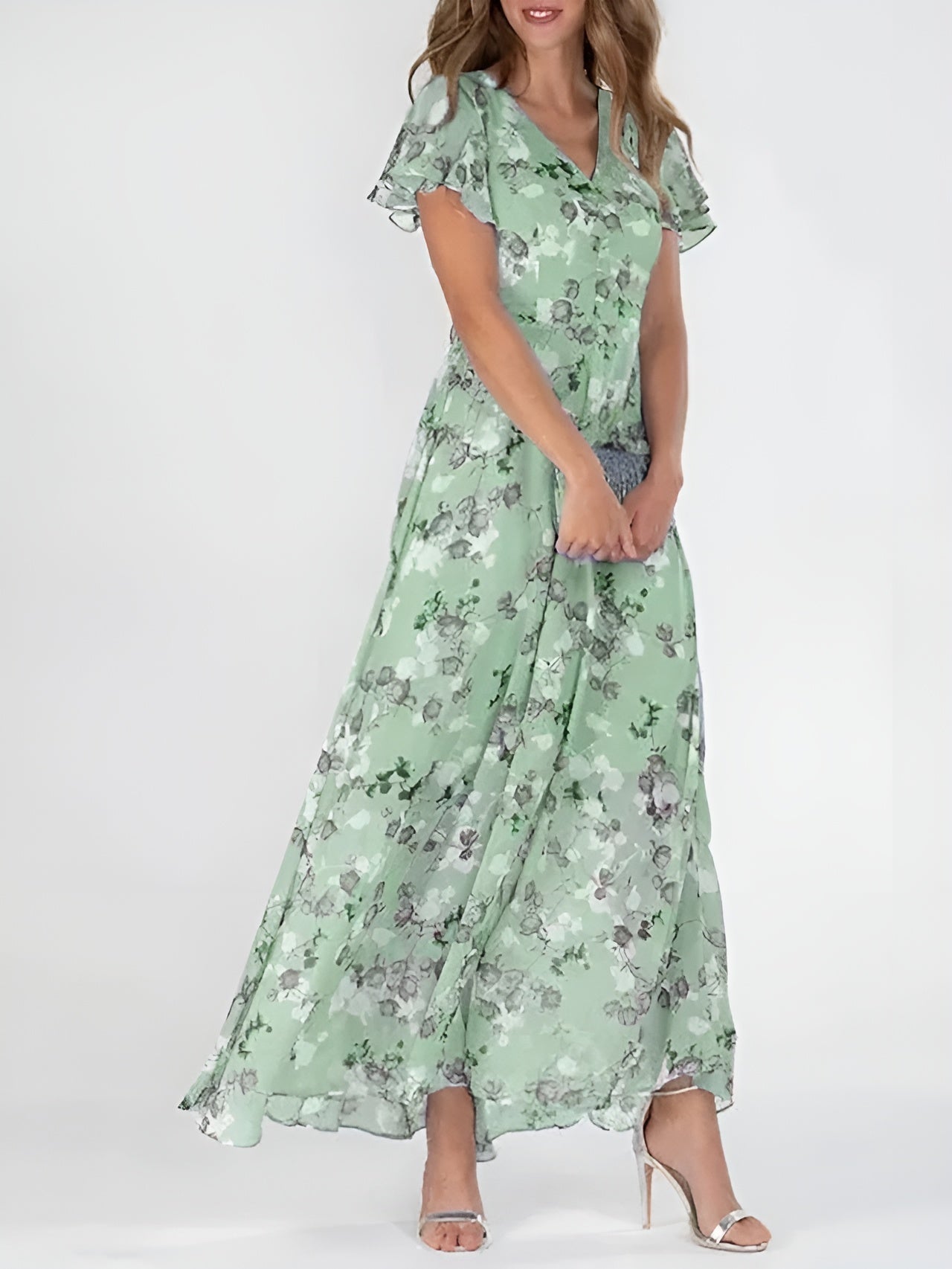 Halina | Abito elegante con copertura ventre