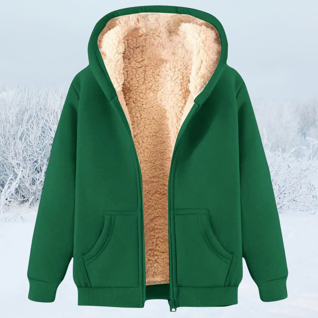 Vanessa - Giacca con cappuccio e zip calda