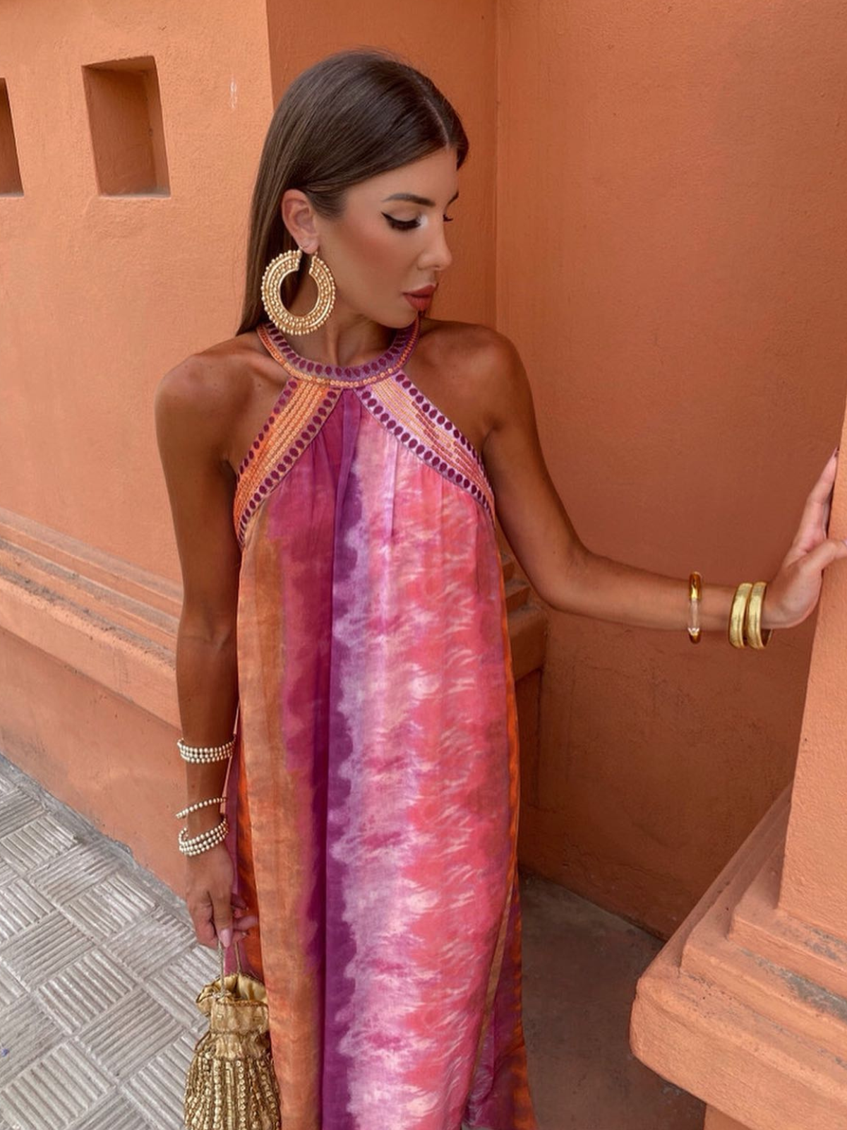 Luciana™ | Abito Estivo con Colorazione Sfumata