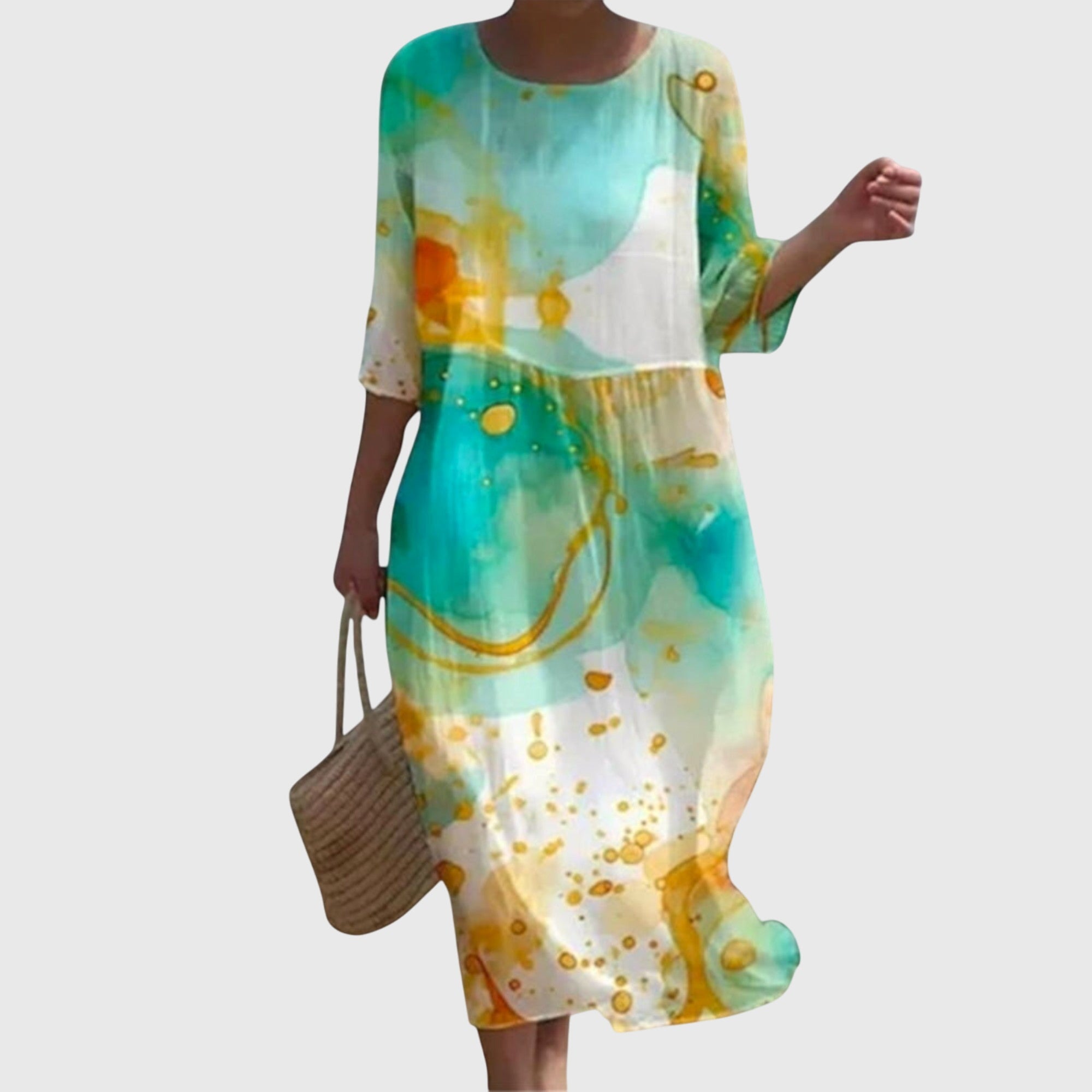 Hayley™ | Abito maxi floreale stiloso