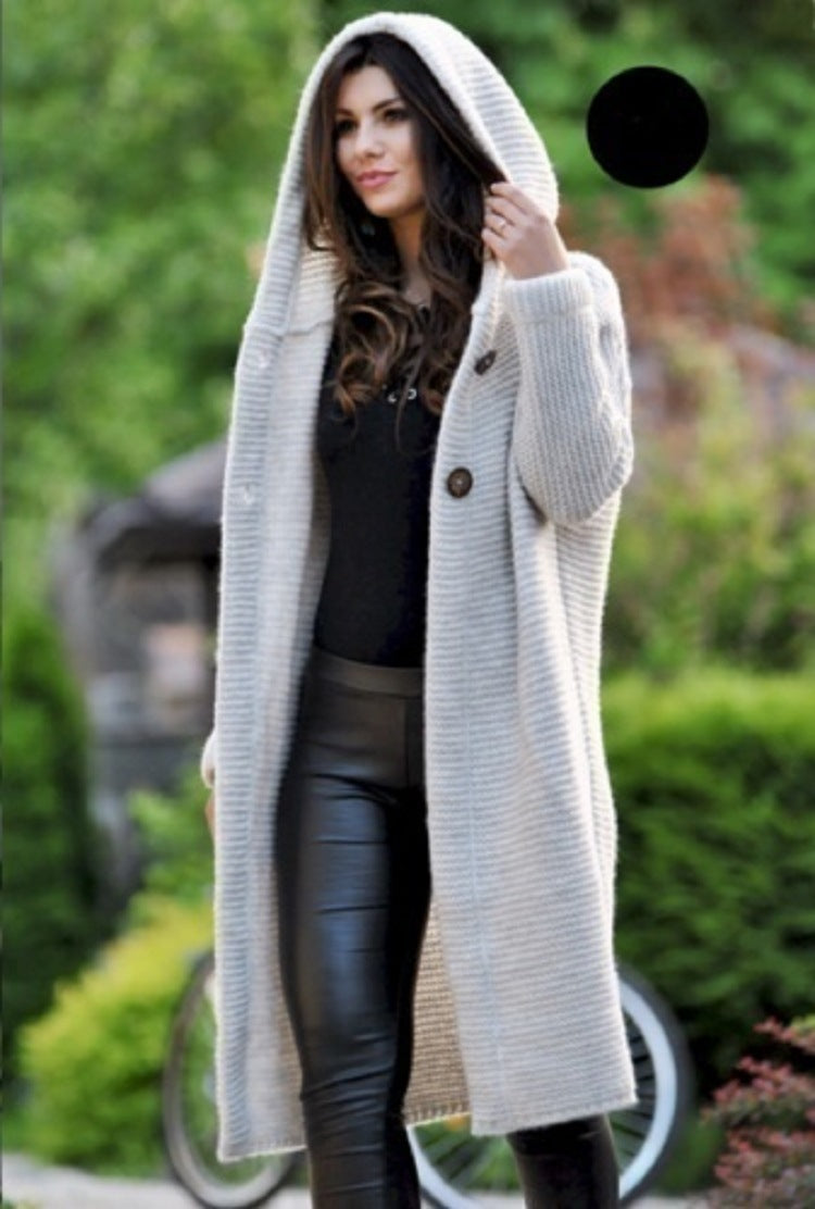 Aurora™ - Caldo cardigan lavorato a maglia lunga