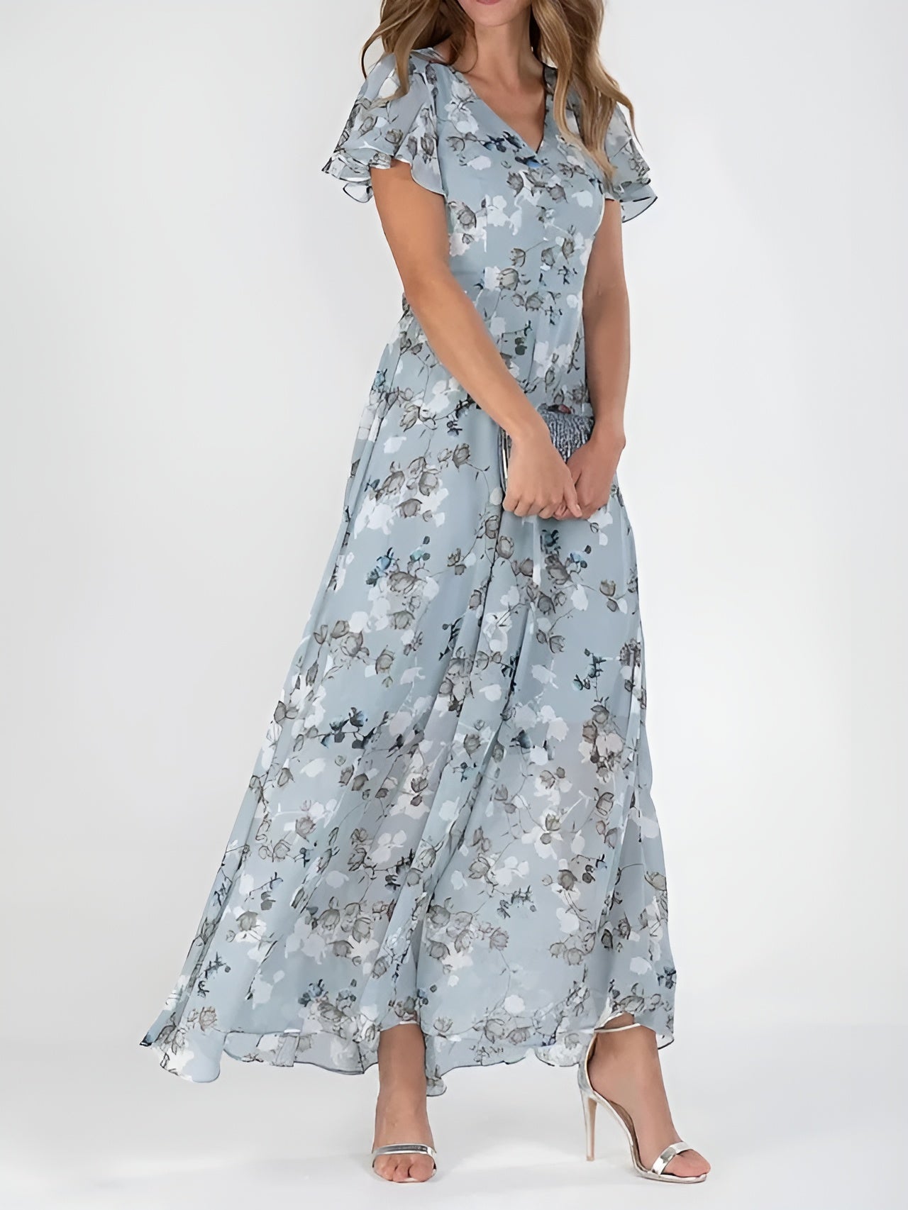 Halina | Abito elegante con copertura ventre