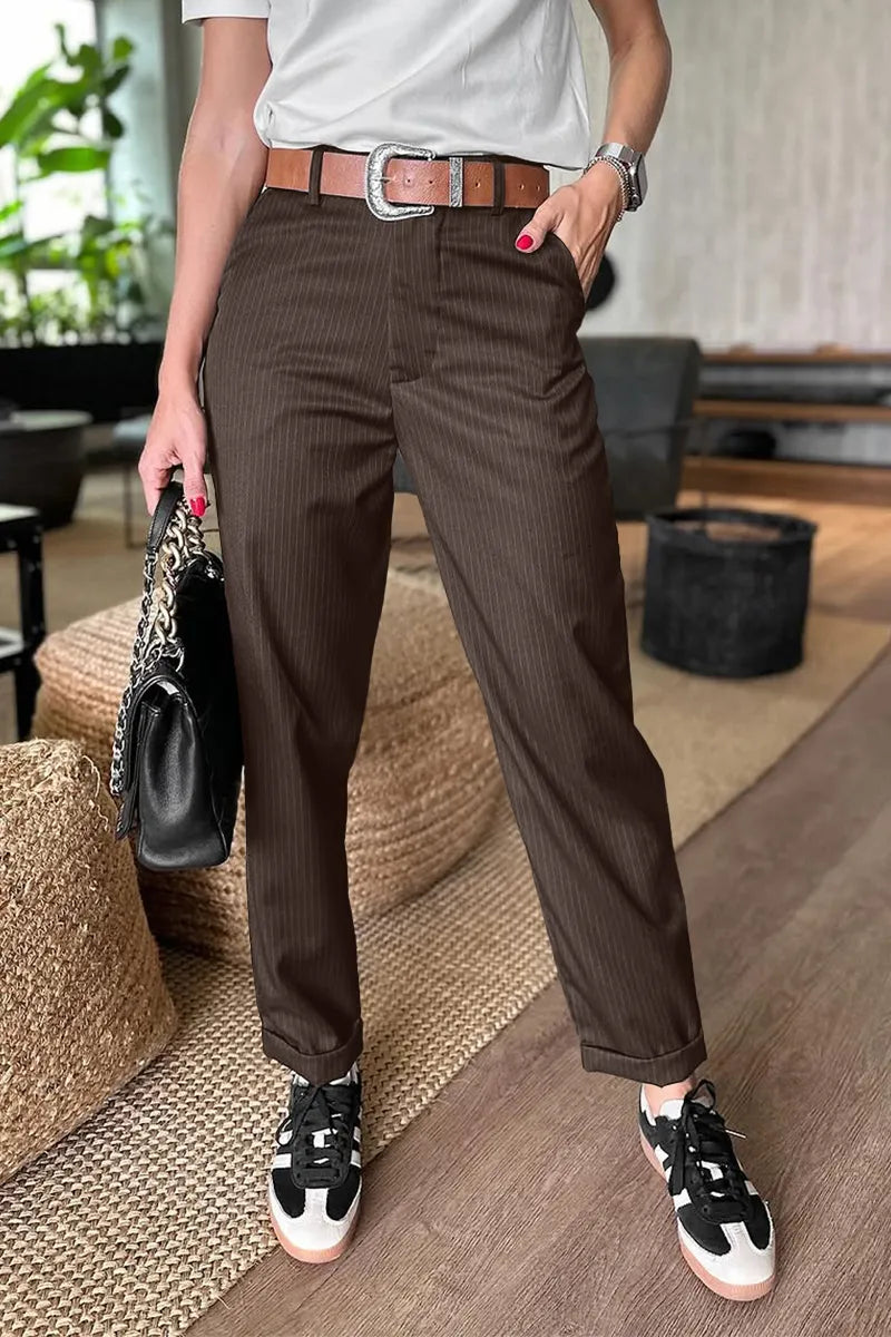 Renata™ | Pantaloni Eleganti a Righe che Valorizzano la Silhouette