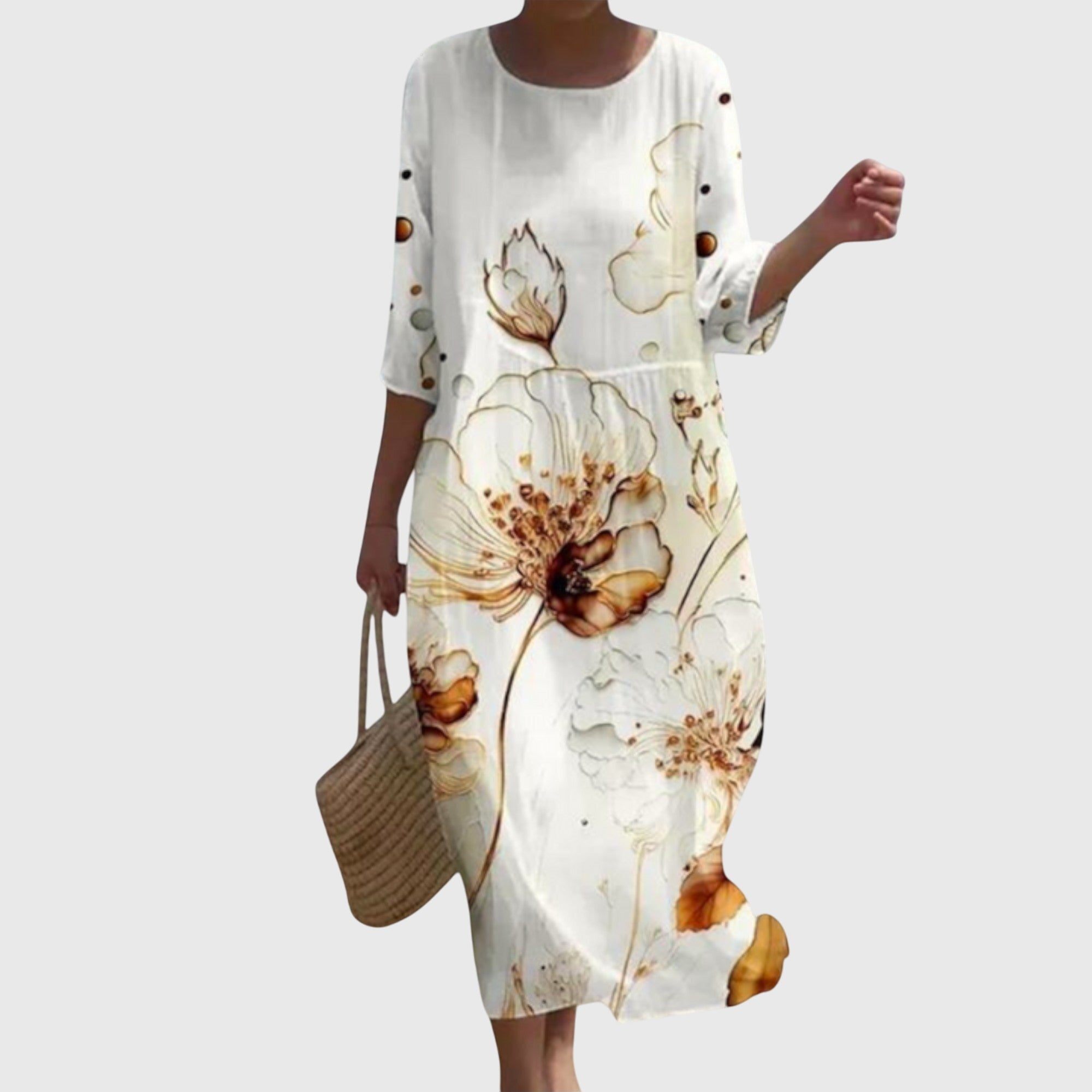 Hayley™ | Abito maxi floreale stiloso
