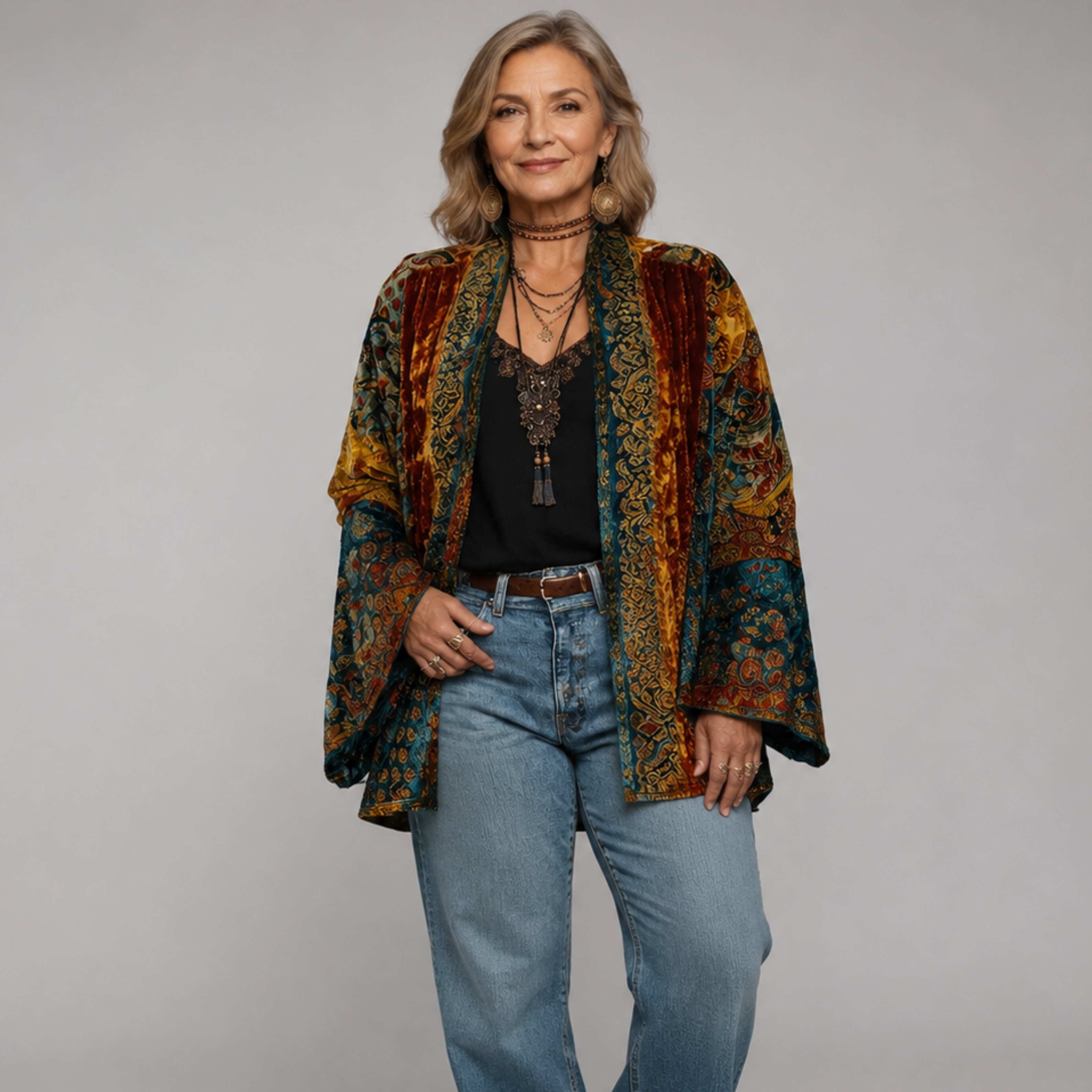 Darcy | Cardigan Kimono Boho Ricamato