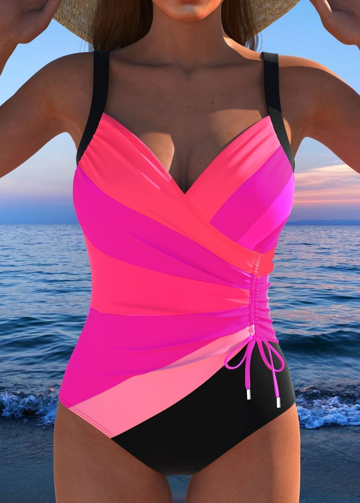 Mayte™ | Costume Intero Modellante con Scollo Incrociato