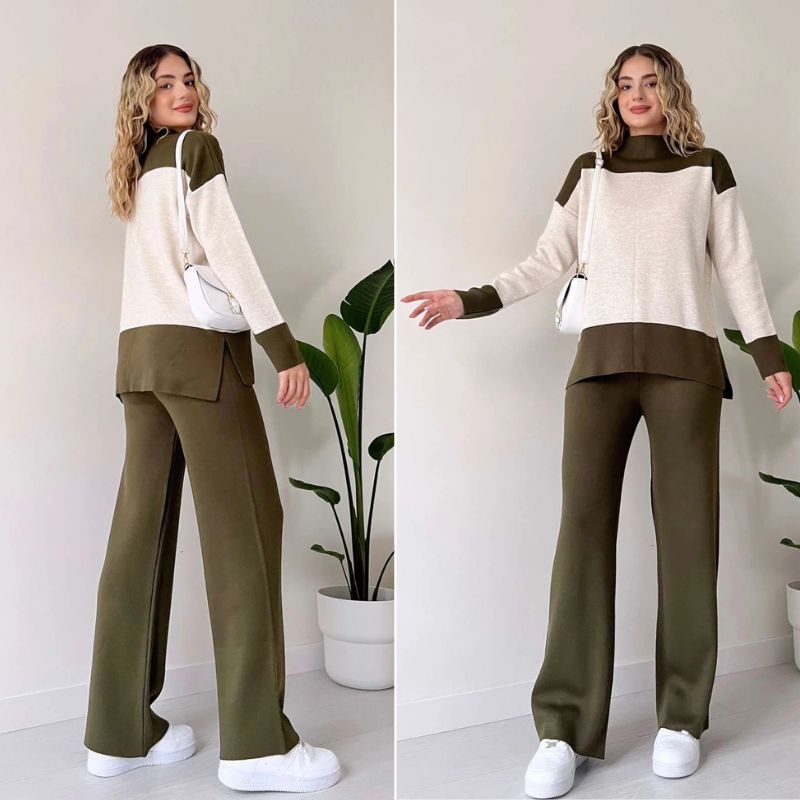 Ofelia™ | Il set felpa chic bicolore