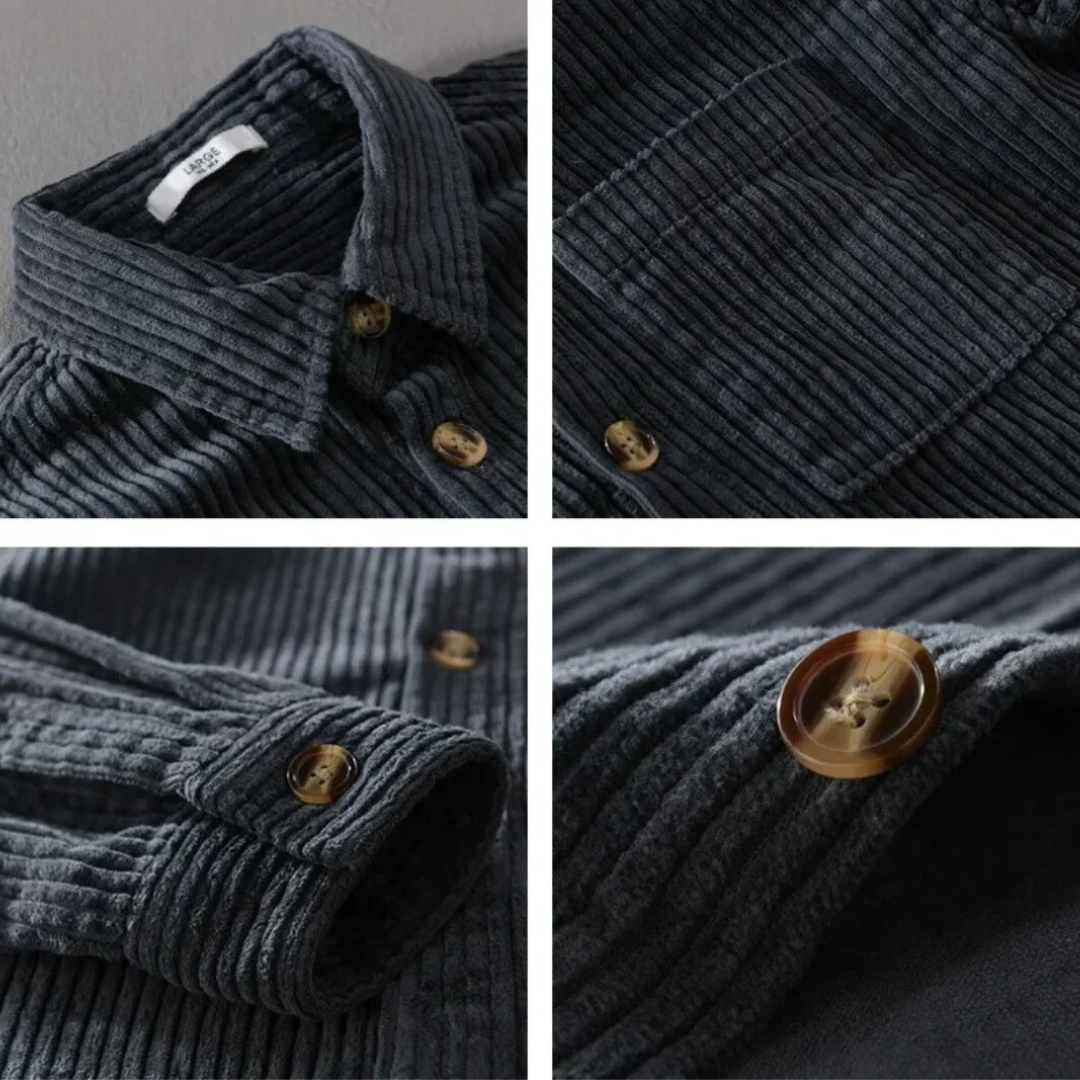DUDLEY | Camicia in Velluto a Coste