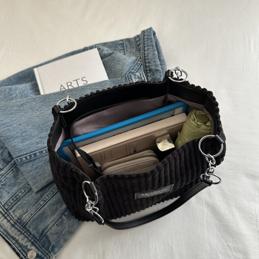 Megan / Borsa in velluto a coste