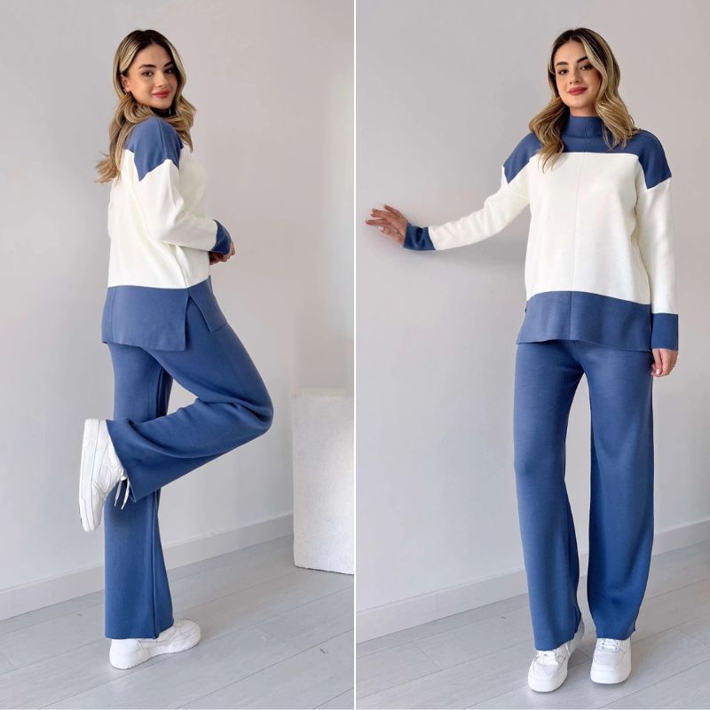 Ofelia™ | Il set felpa chic bicolore