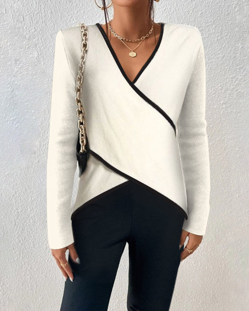 Rita | Maglia elegante con scollo a V