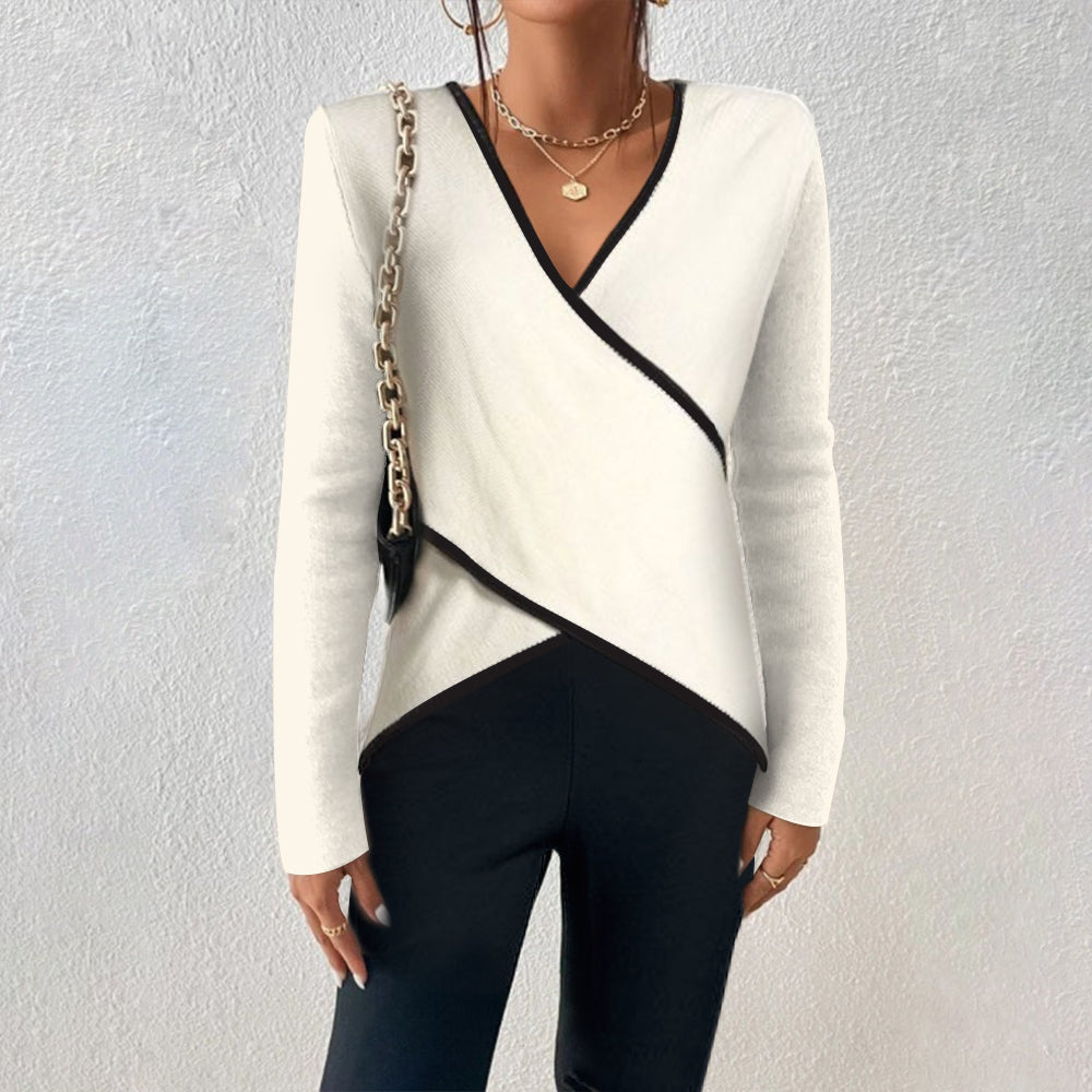 Rita | Maglia elegante con scollo a V