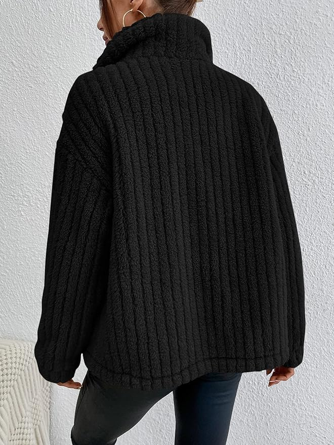 Esra | Cardigan doppiopetto in velluto con bottoni