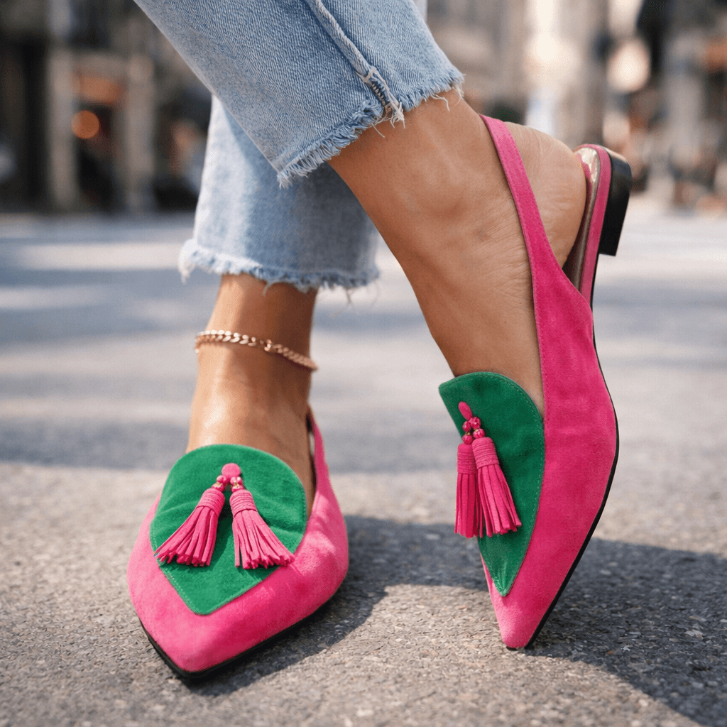 Eliza | Sandali con Cinturini e Nappe