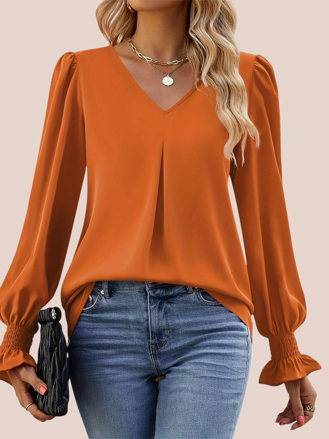 Carla | Camicetta elegante d'autunno