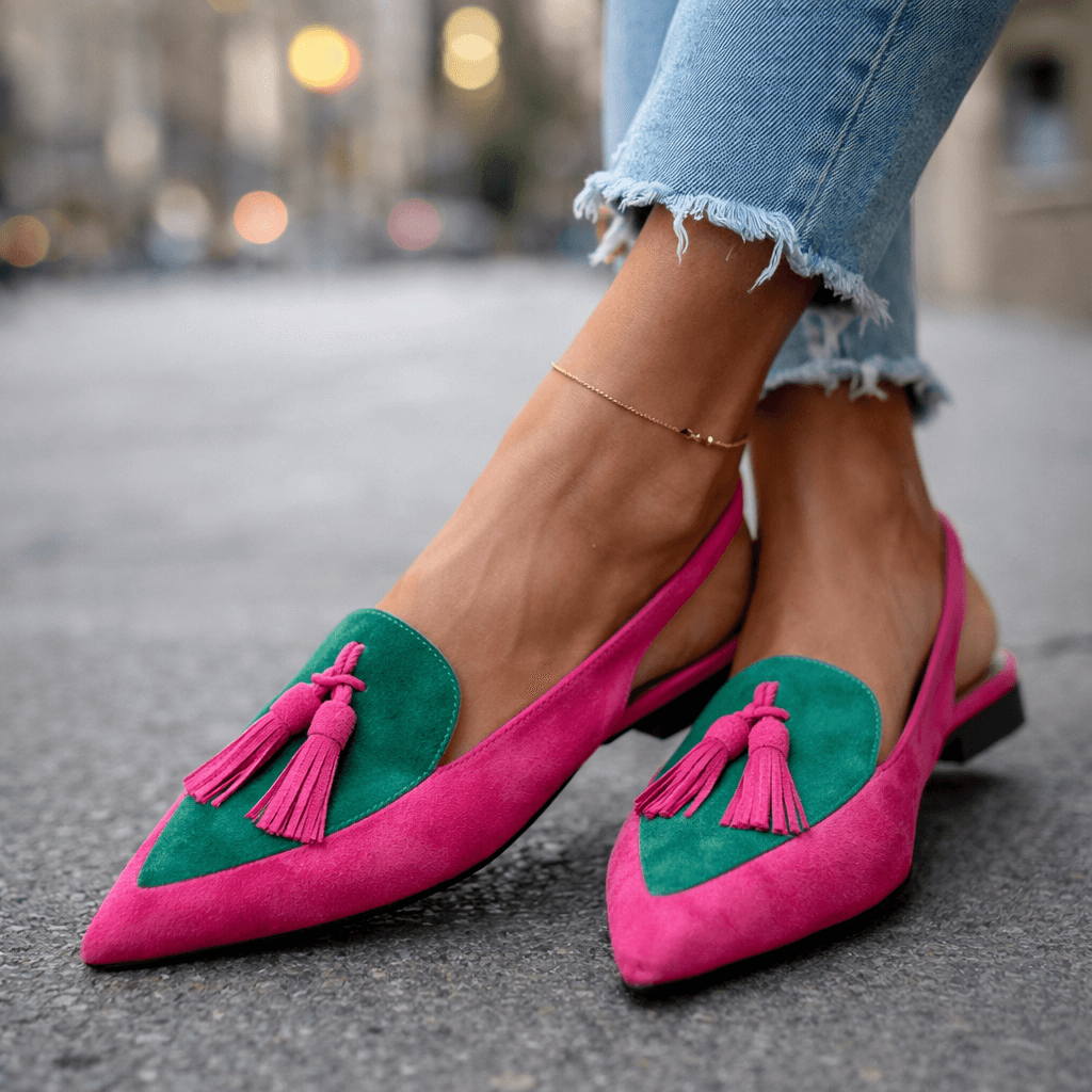 Eliza | Sandali con Cinturini e Nappe
