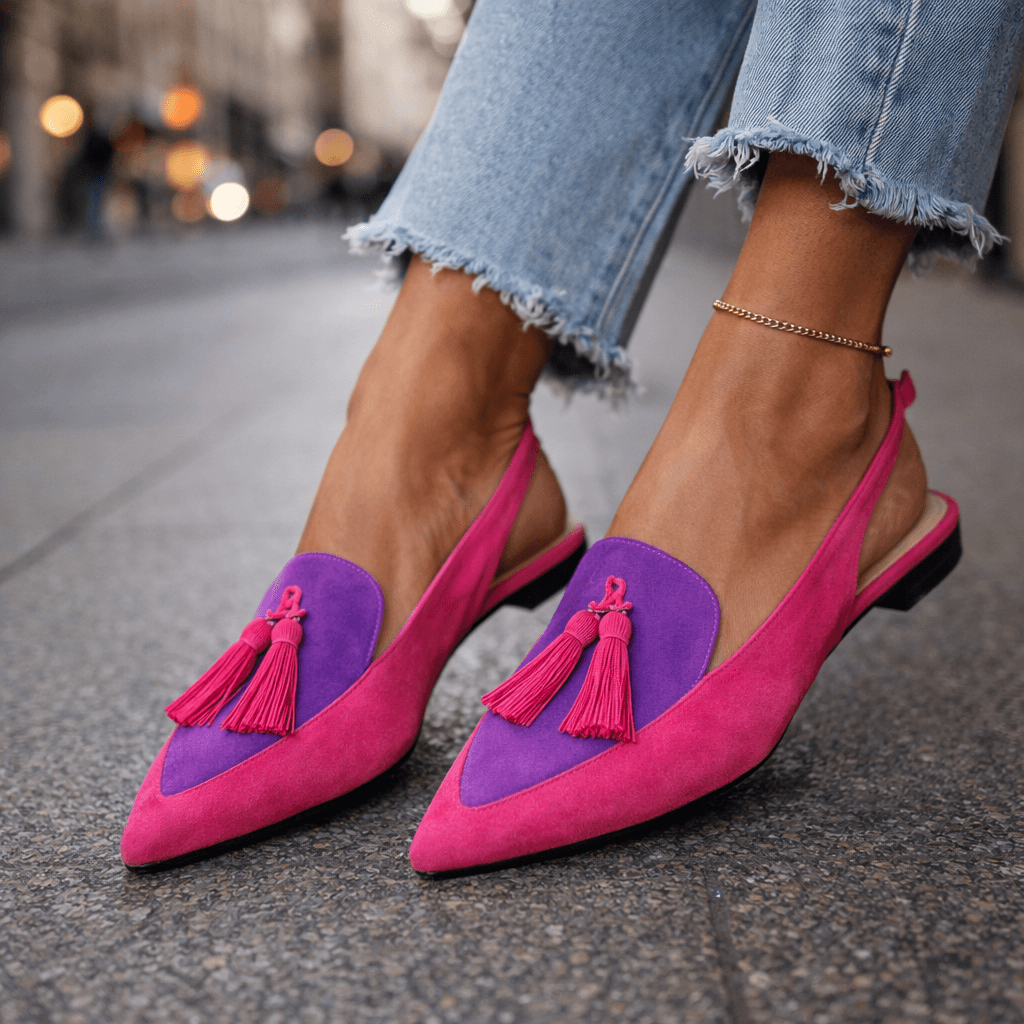 Eliza | Sandali con Cinturini e Nappe