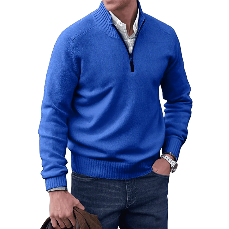 Alessandro - Maglione con cerniera alla moda