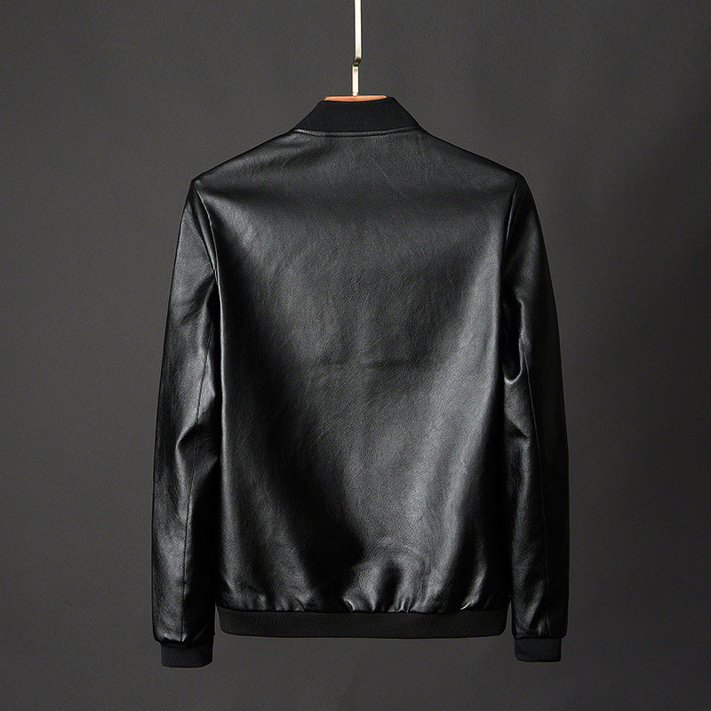 Luigi - Giacca in pelle calda ed elegante
