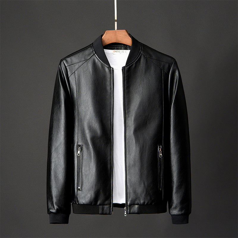 Luigi - Giacca in pelle calda ed elegante