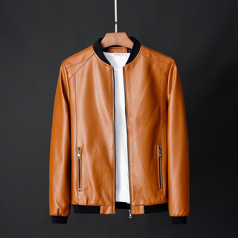 Luigi - Giacca in pelle calda ed elegante