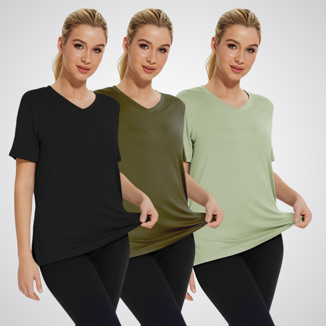 SELENA™ - T-Shirt Casual Vestibilità Morbida (Confezione da 3)