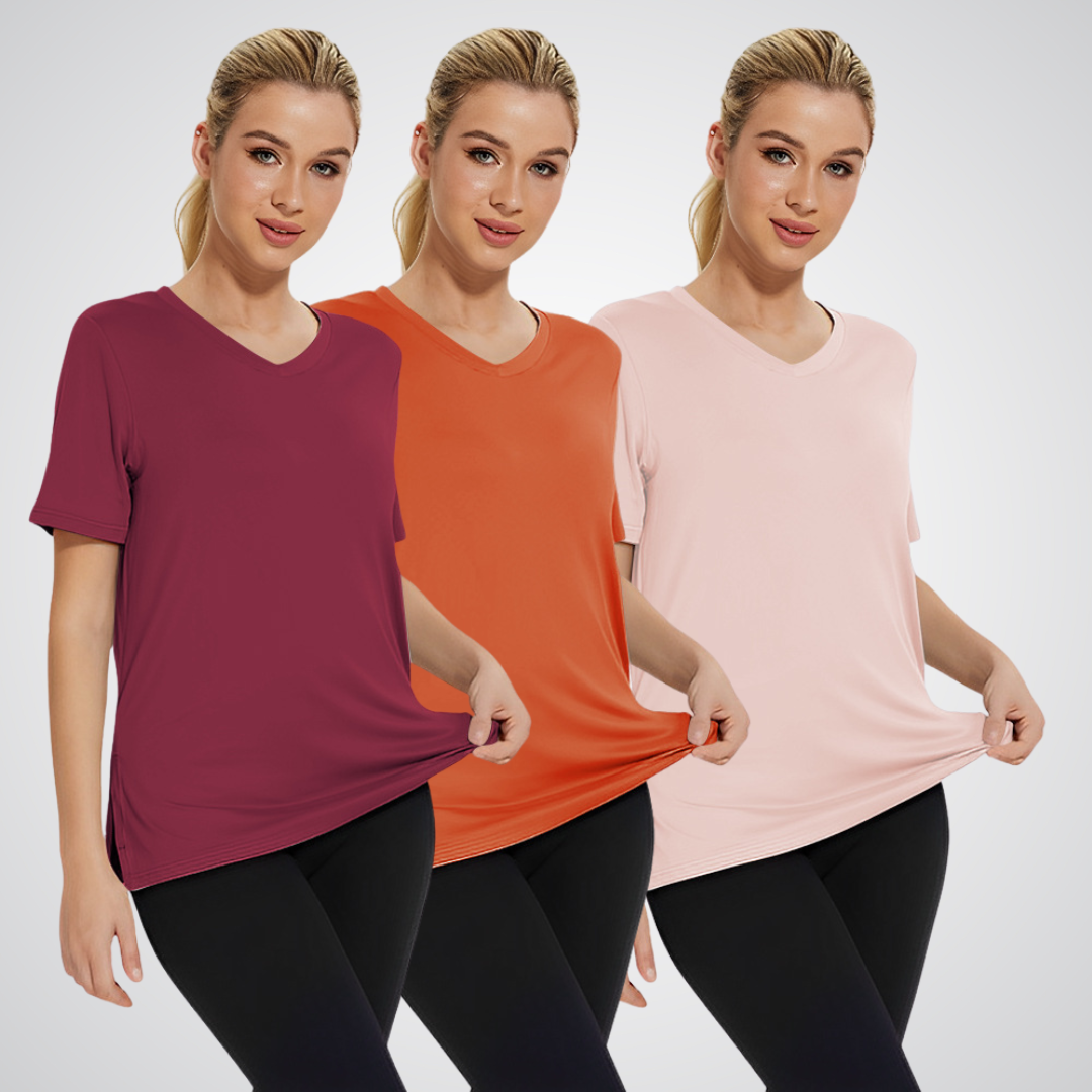 SELENA™ - T-Shirt Casual Vestibilità Morbida (Confezione da 3)