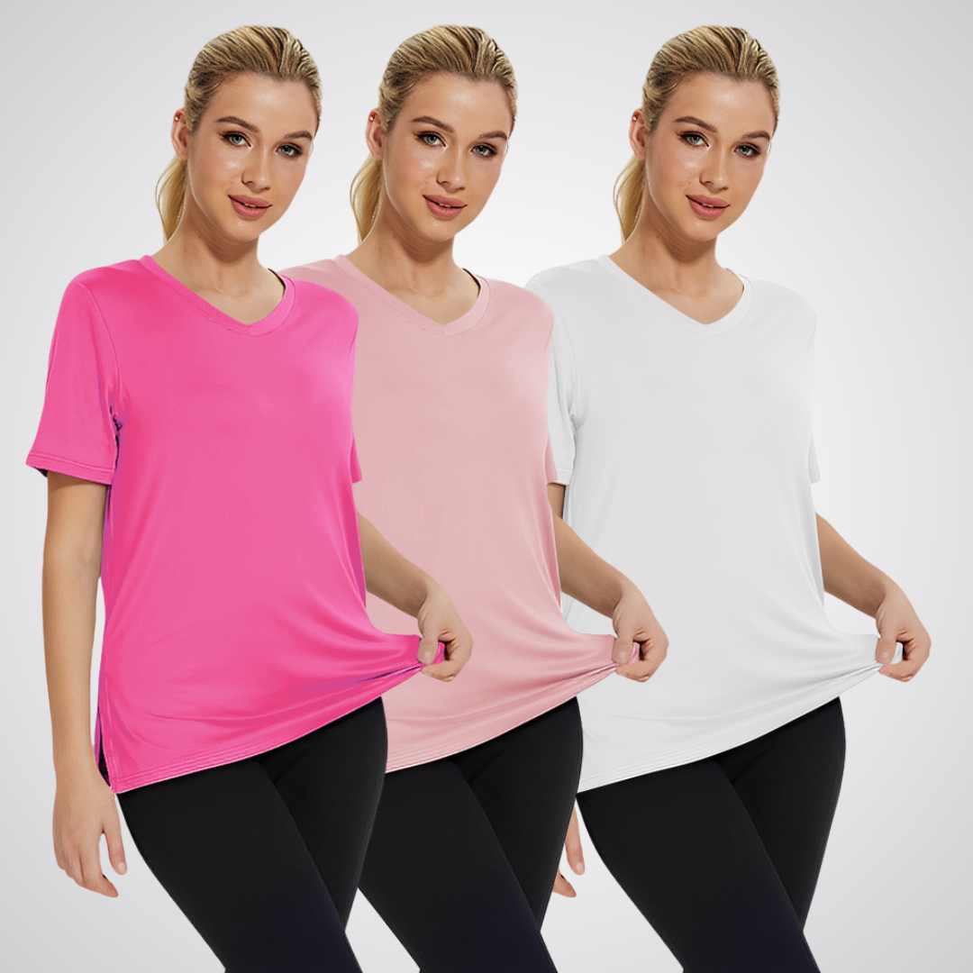 SELENA™ - T-Shirt Casual Vestibilità Morbida (Confezione da 3)