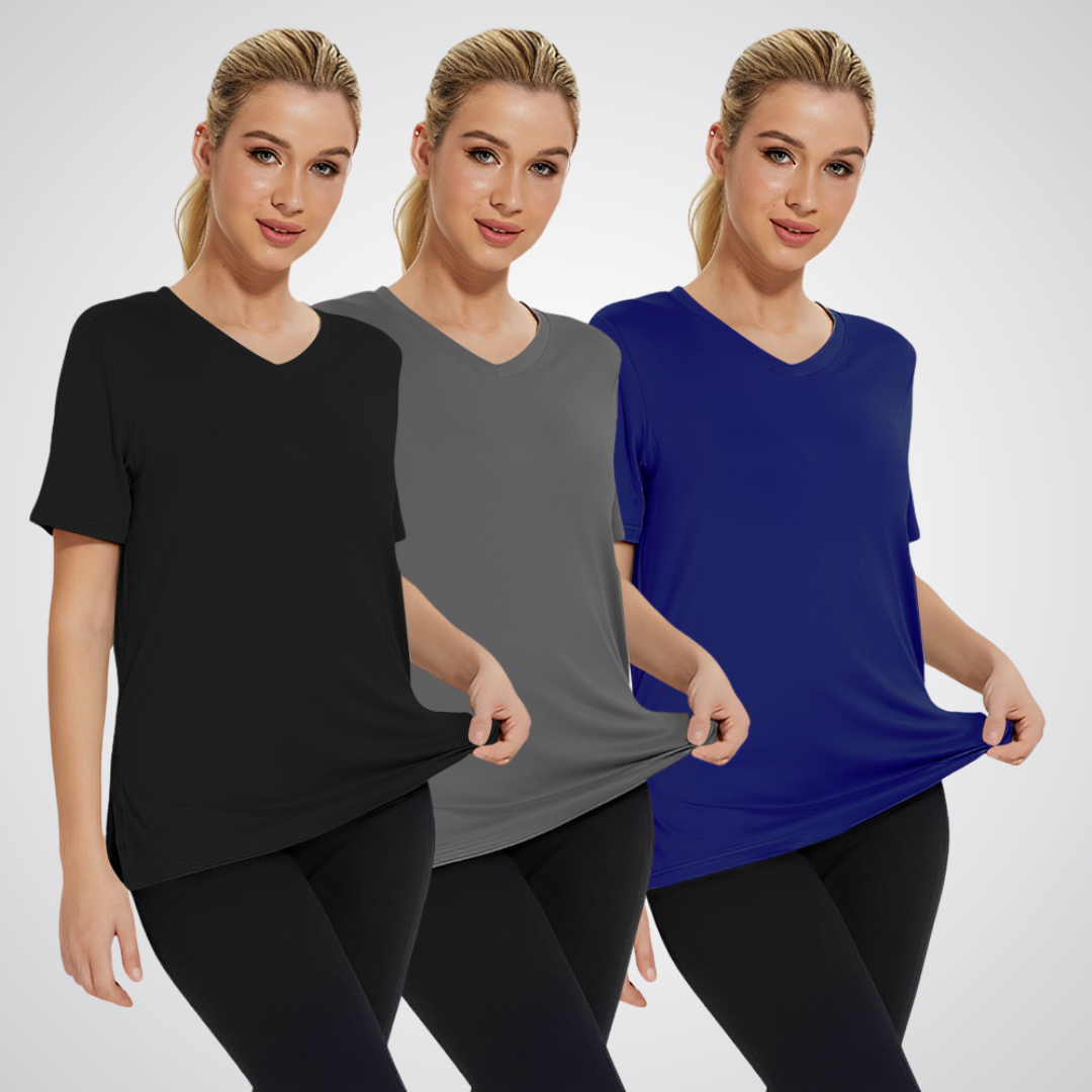 SELENA™ - T-Shirt Casual Vestibilità Morbida (Confezione da 3)