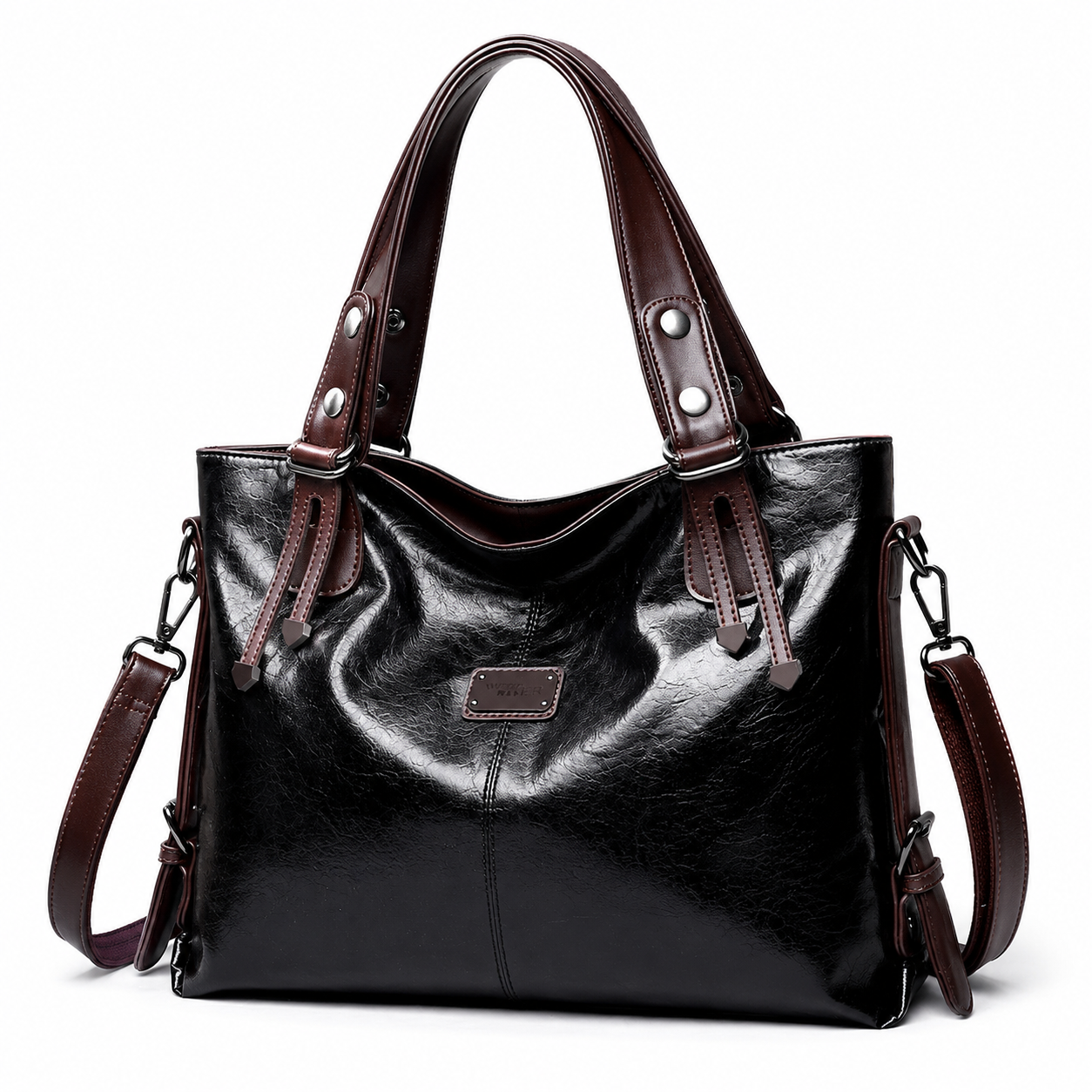 Aralyn Cuoio — Borsa Tote Raffinata