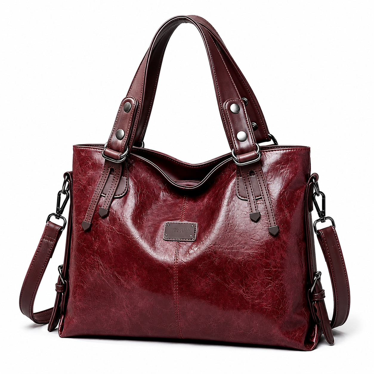 Aralyn Cuoio — Borsa Tote Raffinata
