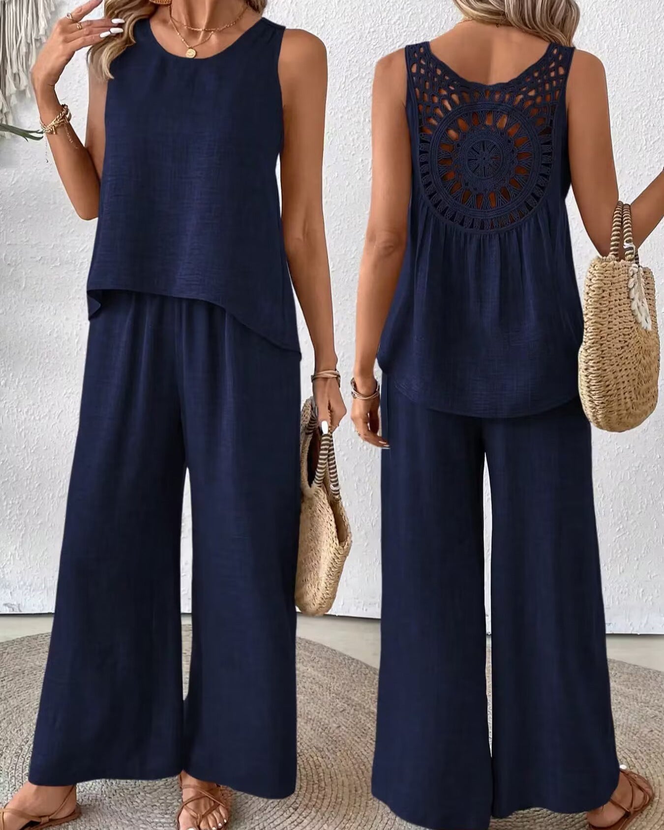 Completo Estivo Donna 2 Pezzi Crochet - Giulia