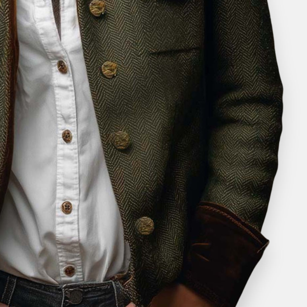 Teodolinda | Giacca in tweed spigato