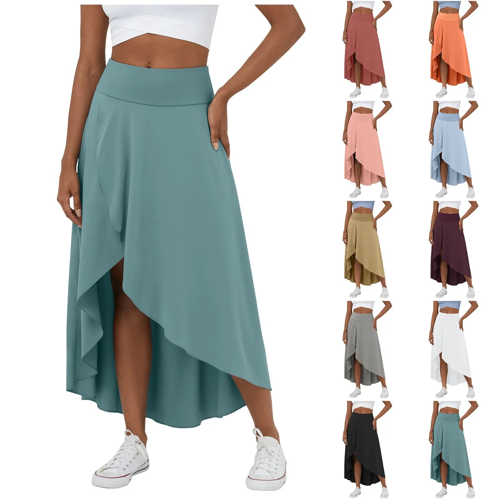 Natalia | Gonna Maxi Comoda con Spacco
