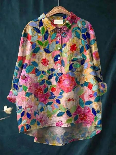 Donna | Camicetta con stampa floreale