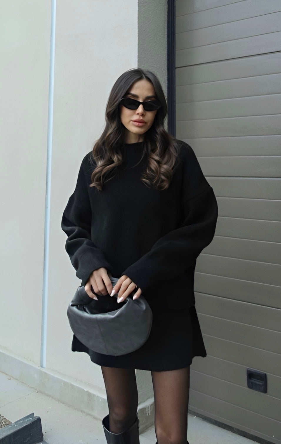 Elena - Completo Maglia e Gonna Elegante