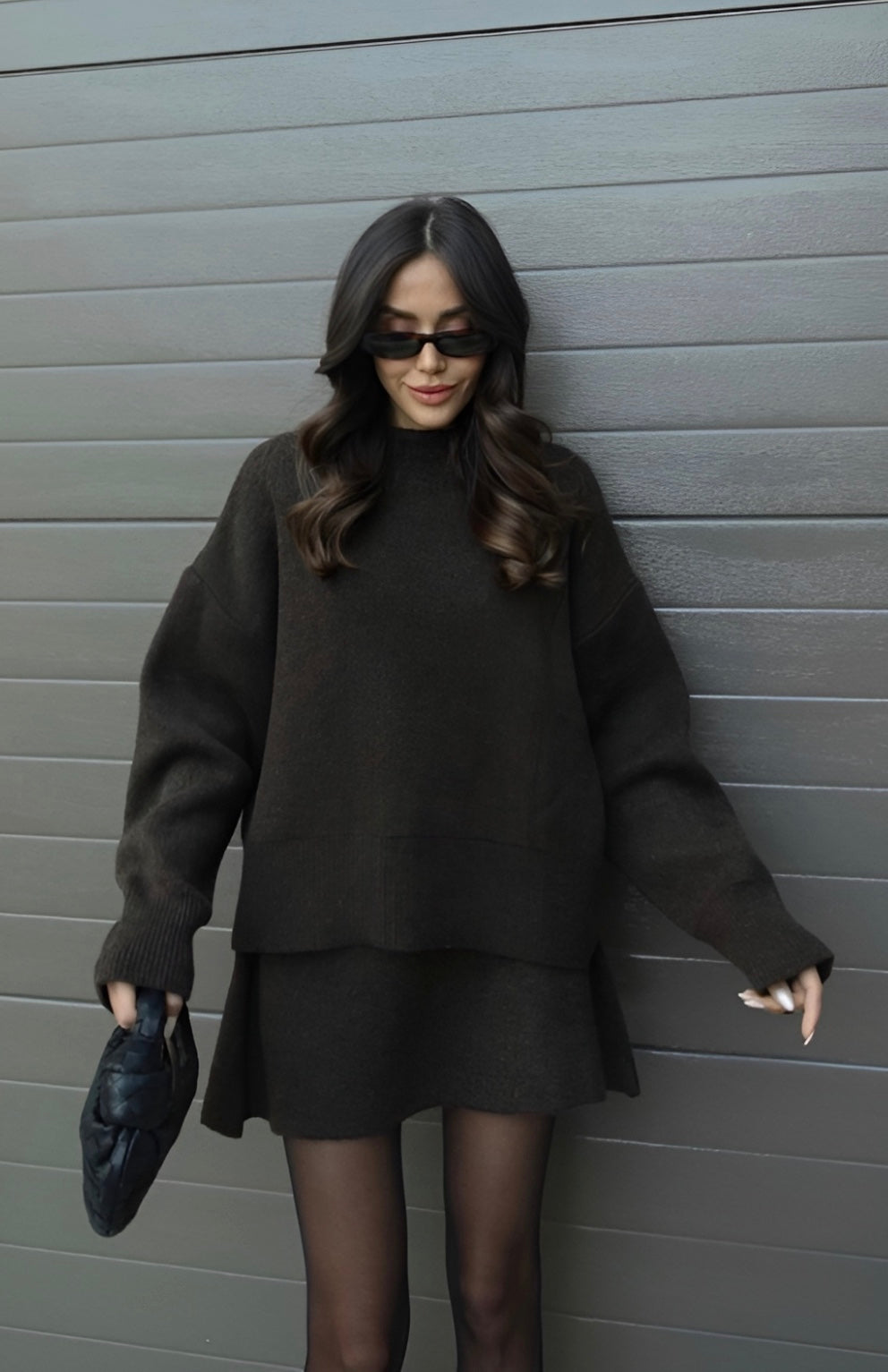 Elena - Completo Maglia e Gonna Elegante
