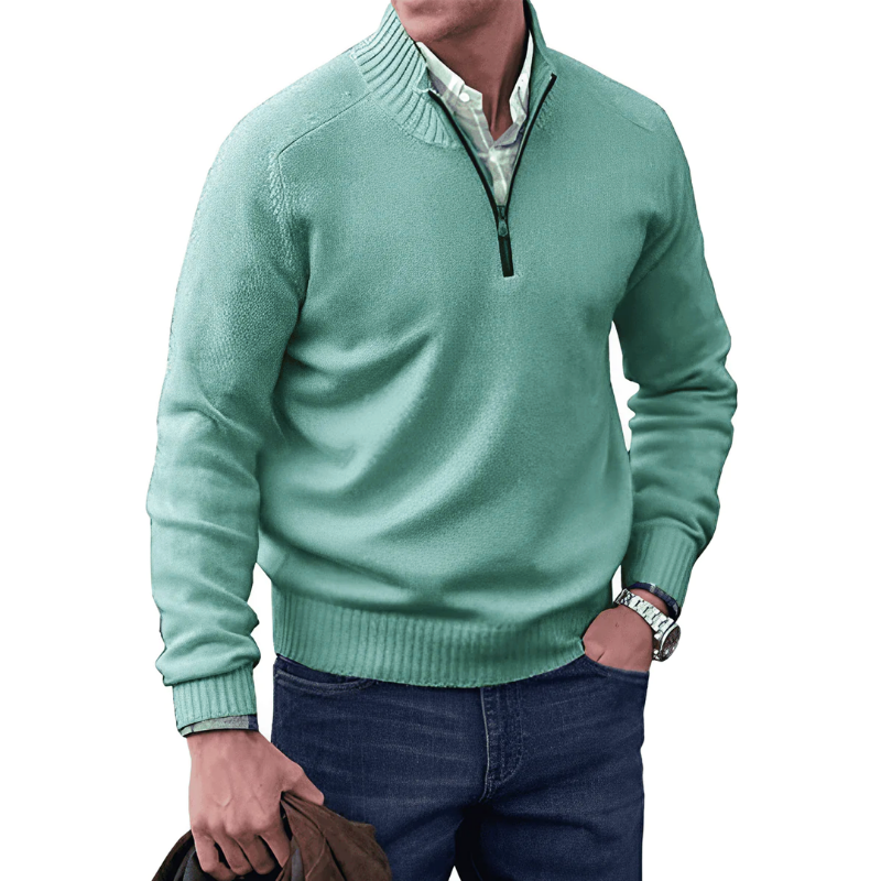 Alessandro - Maglione con cerniera alla moda