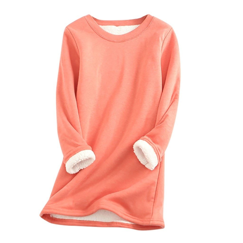 Rosa | Maglioni caldi in pile da donna
