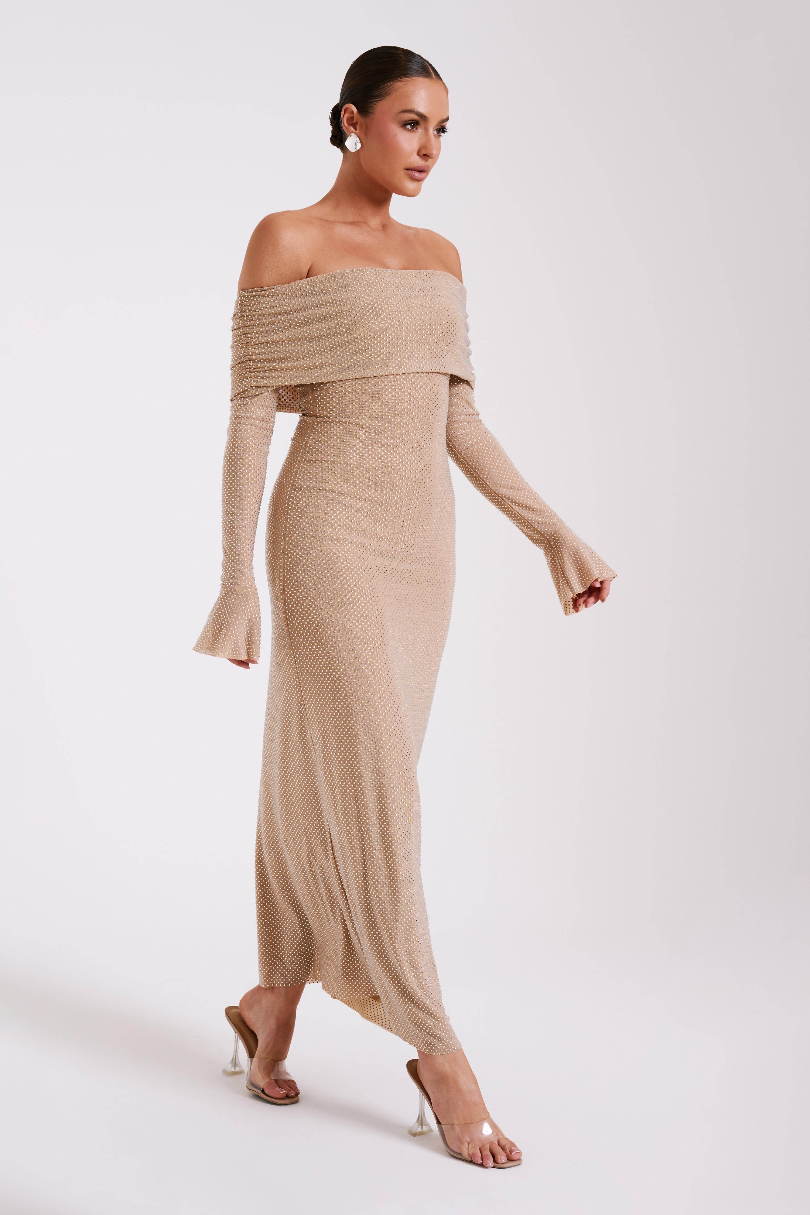 Marcella | Abito con spalline a diamante