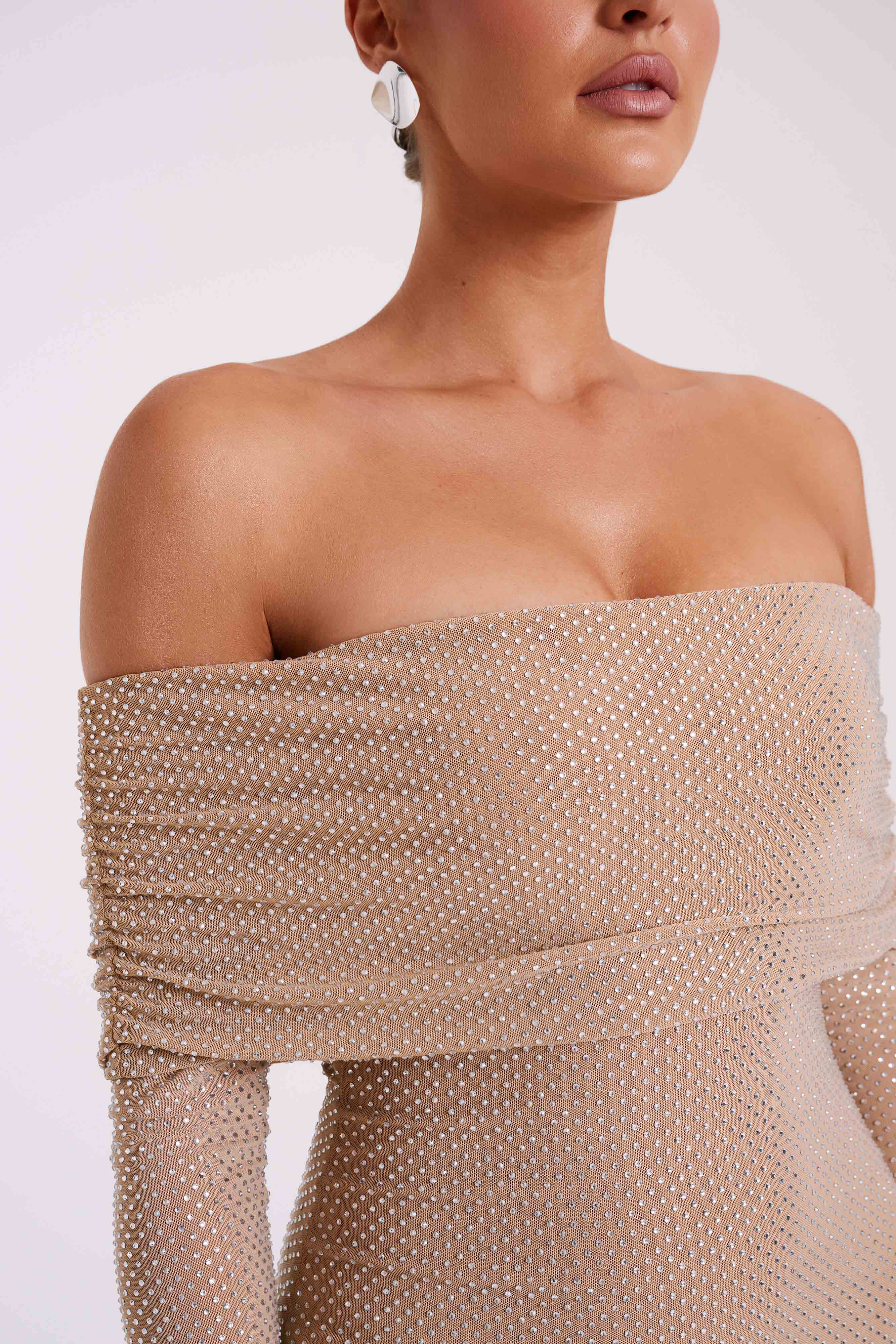 Marcella | Abito con spalline a diamante