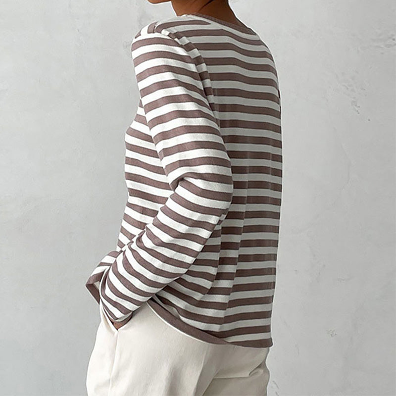 Amelia | Camicia in cotone a righe