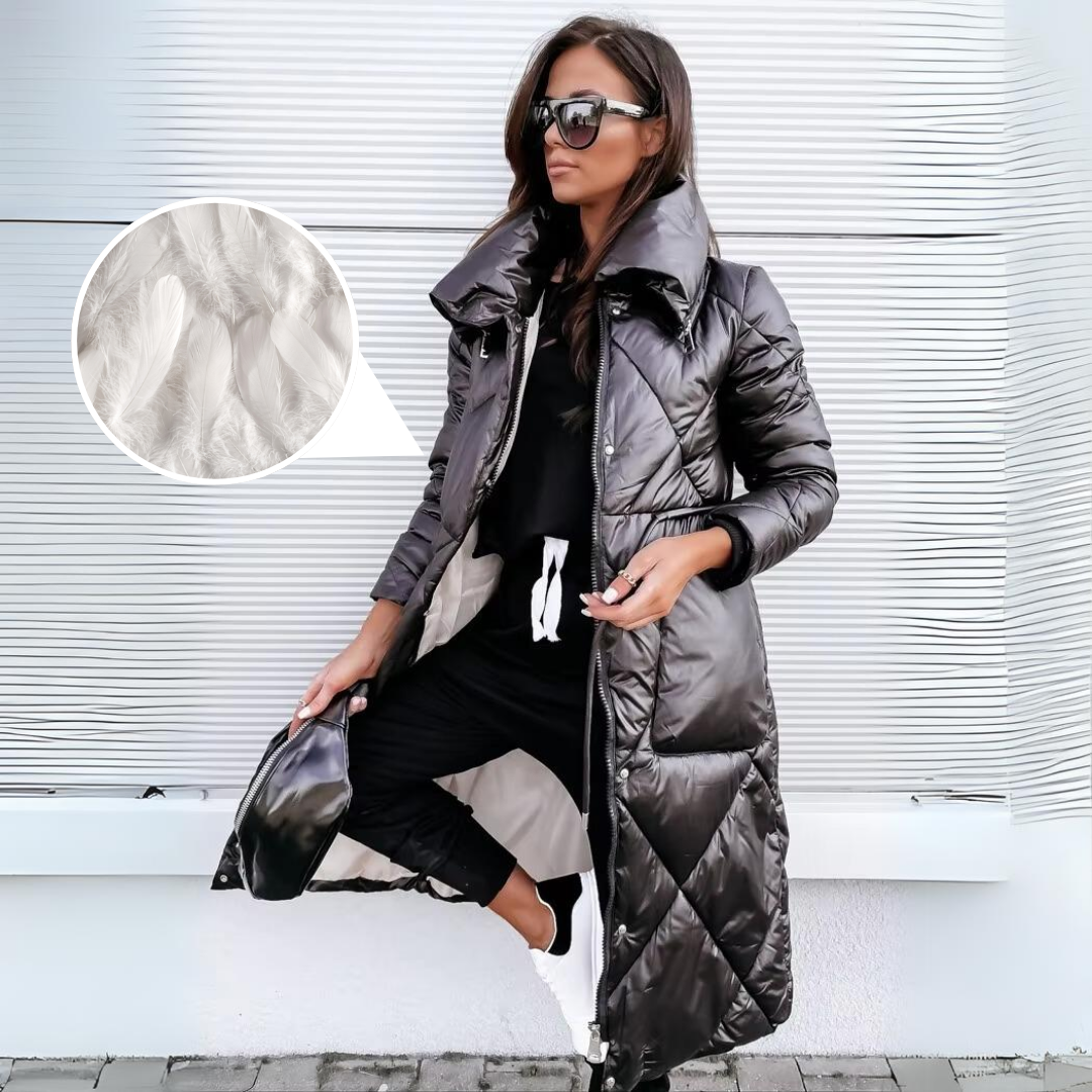 Mira | Giacca parka lunga foderata