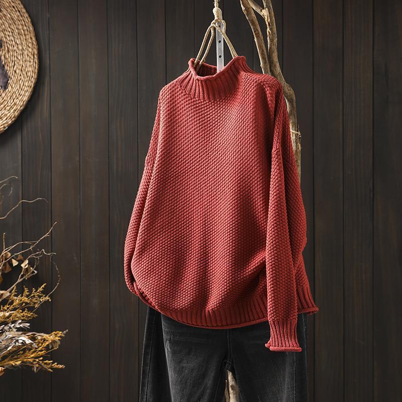 Aeris - Maglione in maglia waffle