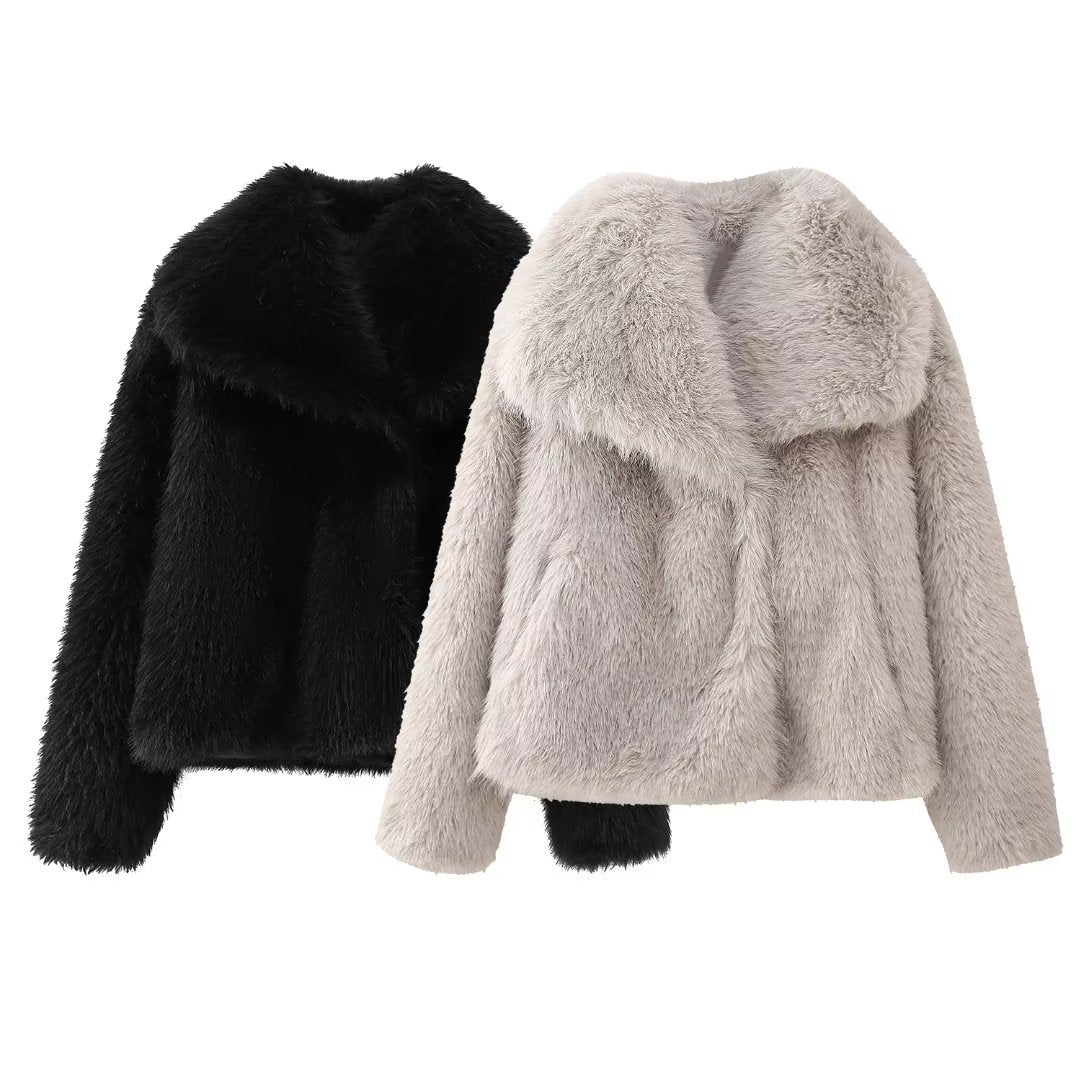 ARELLE - Cappotto in pelliccia sintetica